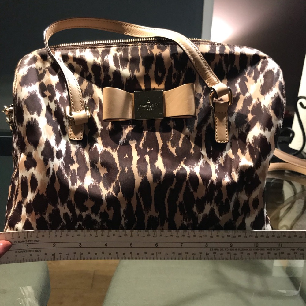 Kate spade leopard print pre-loved